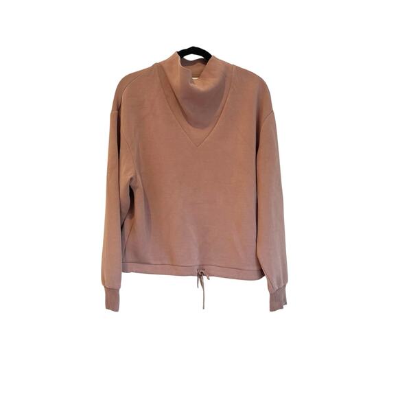 Varley Betsy Sweat Cowl Neck Double Soft Sweatshirt  Ash Rose Size S - Picture 7 of 12